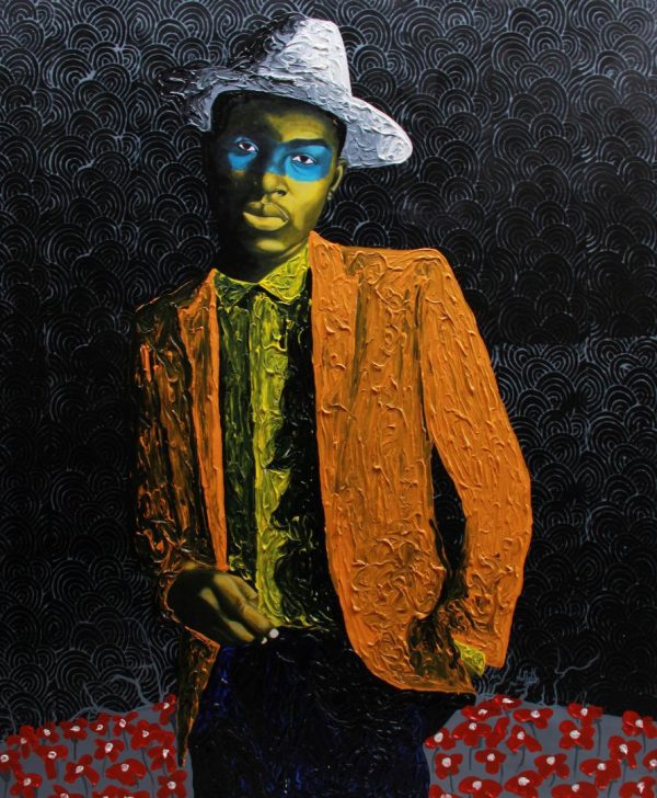 Theophilus Tetteh, Black Fleek 2022 Janet Rady Fine Art