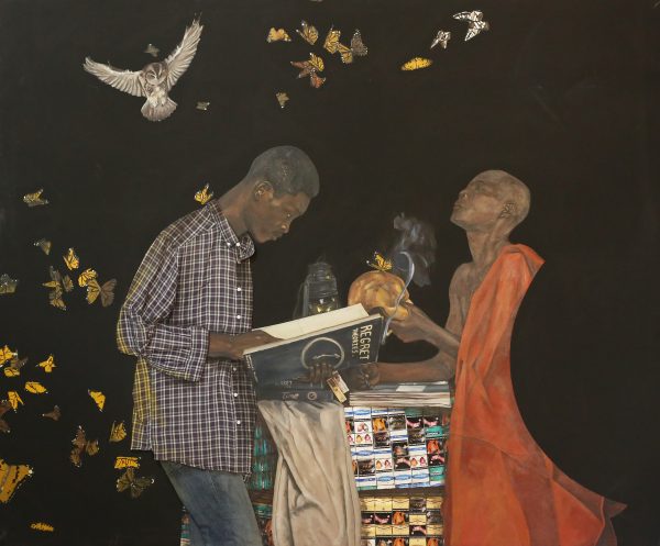 Joseph Kojo Hoggar, Kwaku Frimpong 2, 2022 215.9x177.8cm Janet Rady Fine Art